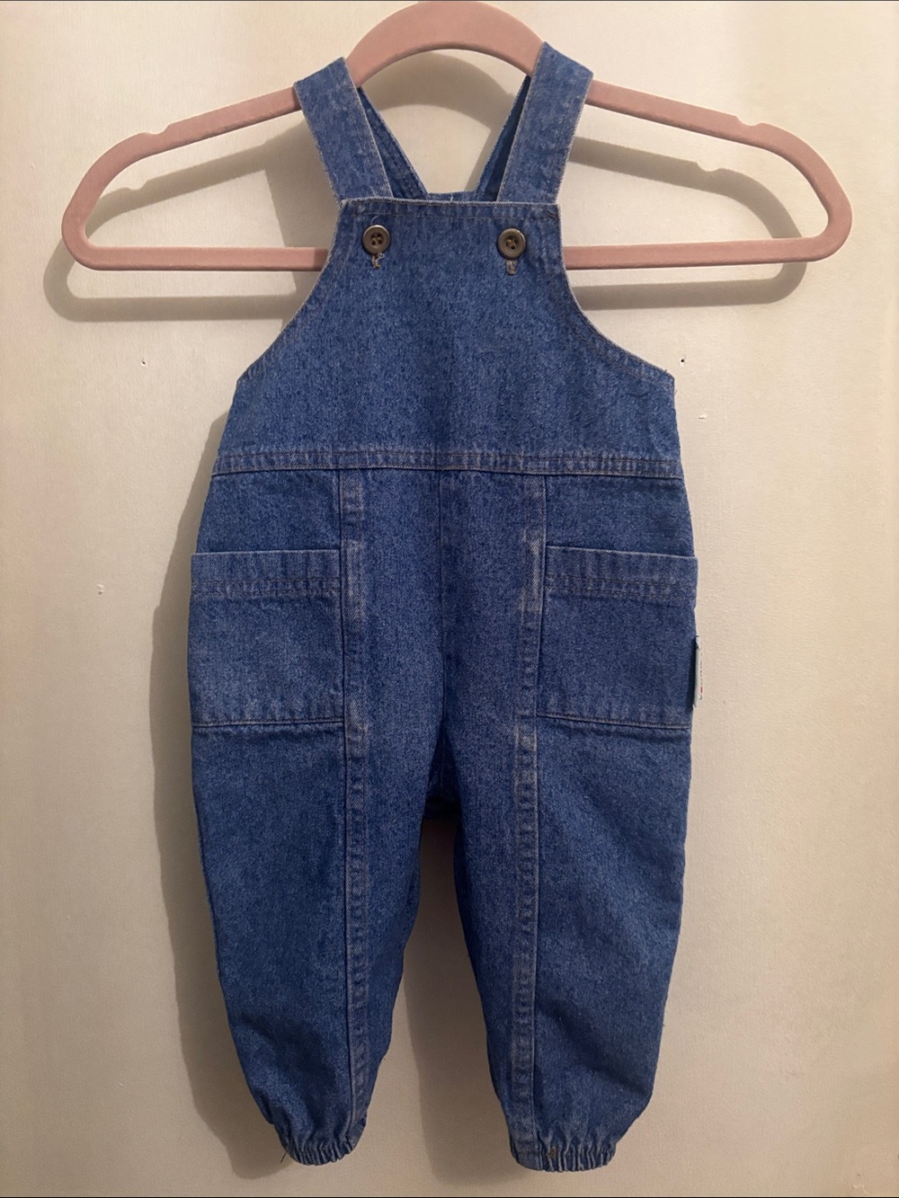 healthtex Blue Denim Kids Overalls with Pockets